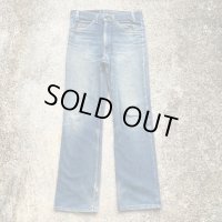 【W32】90s USA製 Levi's 517 ブーツカット デニムパンツ 青■ビンテージ オールド アメリカ古着 リーバイス ジーパン オリジナル ヒゲ