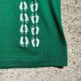 画像5: 【レディース or キッズ】80s USA製 DIAMOND 足跡 プリントTシャツ 緑■ビンテージ オールド レトロ アメリカ古着 シングルステッチ (5)