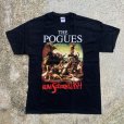 画像1: 【L】デッドストック 2014s THE POGUES バンドTシャツ ブラック 黒■アメリカ古着 ツアーT ロック ケルティックパンク ポーグス (1)