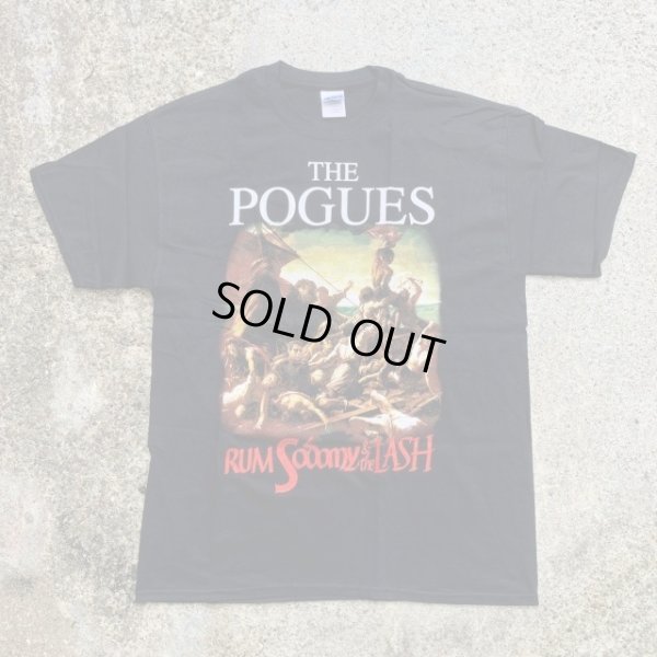 画像1: 【L】デッドストック 2014s THE POGUES バンドTシャツ ブラック 黒■アメリカ古着 ツアーT ロック ケルティックパンク ポーグス