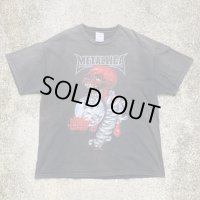 【XL】2000s METALLICA ツアー バンドTシャツ 黒■ビンテージ アメリカ古着 メタリカ ロック ヘヴィメタル スカル パスヘッド No.1