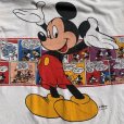 画像8: 【XL】90s USA製 ミッキーマウス 両面プリントTシャツ 白■ビンテージ アメリカ古着 ディズニー キャラクター アメコミ ビッグサイズ