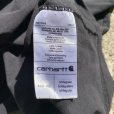 画像6: 【M/L】carhartt ワンポイントロゴ 長袖 ポケットTシャツ ブラック 黒■アメリカ古着 カーハート ヘビーウェイト ポケT 無地 ストア