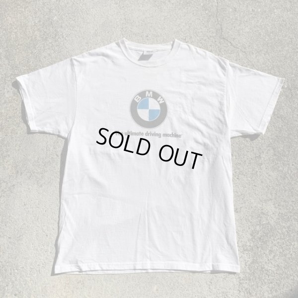 画像1: 【XL】USA製 BMW プリントTシャツ ホワイト 白■ビンテージ オールド アメリカ古着 90s/2000s ロゴ 企業 モーター系