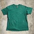 画像2: 【XL】90s USA製 Hanes「BAKED」刺繍Tシャツ グリーン 緑■ビンテージ オールド アメリカ古着 ビッグサイズ ヘインズ シングルステッチ