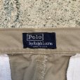 画像4: 【W32】USA製 Polo Ralph Lauren 2タック コットン チノパンツ ベージュ 無地■ビンテージ オールド アメリカ古着 90s ポロラルフローレン