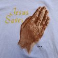 画像2: 【M/L】80s USA製 Jesus Saves プレイングハンズ プリントTシャツ 白■ビンテージ オールド レトロ アメリカ古着 シングルステッチ