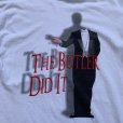 画像2: 【M】GILDAN「THE BUTLER DID IT」執事 プリントTシャツ 白■ビンテージ オールド アメリカ古着 Y2K 2000s オールコットン ギルダン  (2)