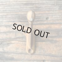 【7.3cm×3.5cm×7.3cm】UNKNOWN 銅メッキ 壁掛けフック■ビンテージ アンティーク レトロ インテリア インダストリアル 店舗什器 No.3