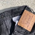 画像4: 【W31】Levi's 505 カットオフ ブラックデニムパンツ 黒■ビンテージ アメリカ古着 リーバイス テーパード 90s 後染め オレンジタブ