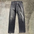 画像1: 【W31】UK製 Levi's 501 ブラックデニムパンツ 黒■ビンテージ オールド ヨーロッパ古着 イギリス製 90s リーバイス ジーパン 後染め  (1)