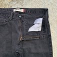 画像3: 【W34 L29】Levi's 505 ブラックデニムパンツ 黒■オールド アメリカ古着 リーバイス ジーパン テーパード