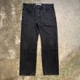 画像1: 【W34 L29】Levi's 505 ブラックデニムパンツ 黒■オールド アメリカ古着 リーバイス ジーパン テーパード (1)