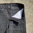 画像3: 【W31】Levi's 505 カットオフ ブラックデニムパンツ 黒■ビンテージ アメリカ古着 リーバイス テーパード 90s 後染め オレンジタブ