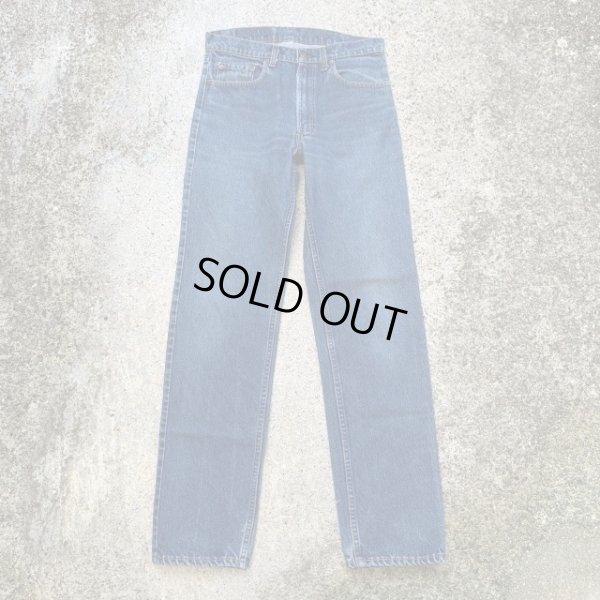 画像1: 【W31-32】80s USA製 Levi's 505 テーパード デニムパンツ 青■ビンテージ オールド レトロ アメリカ古着 リーバイス ジーパン 