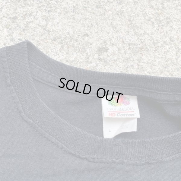 画像4: 【L】FRUIT メルティングスマイル プリントTシャツ ブラック 黒■ビンテージ オールド アメリカ古着 コットン フルーツオブザルーム