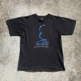 画像1: 【S/M】90s USA製 アルフレッド・ヒッチコック art of making movies プリントTシャツ ブラック 黒■ビンテージ オールド アメリカ古着 (1)