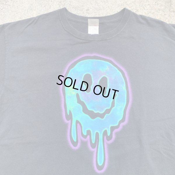 画像3: 【L】FRUIT メルティングスマイル プリントTシャツ ブラック 黒■ビンテージ オールド アメリカ古着 コットン フルーツオブザルーム