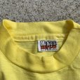 画像4: 【XS or Ladies】80s USA製 HANES 両面染み込みプリントTシャツ 黄色■ビンテージ アメリカ古着 チェッカーフラッグ レーシング モーター系