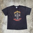 画像1: 【XL】2000s GUNS N' ROSES バンドTシャツ ブラック 黒■ビンテージ オールド アメリカ古着 ガンズアンドローゼズ ロック コットン Y2K (1)