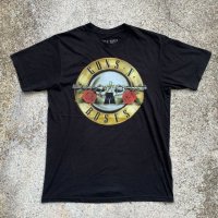 【M】GUNS N' ROSES バンドTシャツ ブラック 黒■アメリカ古着 ガンズアンドローゼズ グレイテストヒッツ ロック 綿ポリ