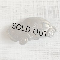 【5.8cm×11.0cm】フォルクスワーゲン ビートル ブラス ベルトバックル■ビンテージ アンティーク オールド アメリカ雑貨 真鍮 旧車 空冷