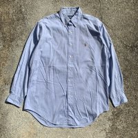 【L/XL】Ralph Lauren「YARMOUTH」ピンポイントオクスフォード 長袖シャツ■ビンテージ オールド アメリカ古着 ラルフローレン