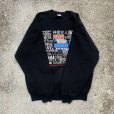 画像6: 【S/M】90s USA製 JERZEES「GOD LOVES WORLD」プリントスウェット ブラック 黒■ビンテージ オールド アメリカ古着 トレーナー キリスト