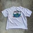 画像7: 【XL】90s ONEITA「crazy ed's」カエル 両面プリントTシャツ 白■ビンテージ オールド レトロ アメリカ古着 コットン オニータ ビール