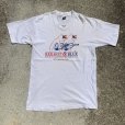 画像1: 【L】90s USA製 FRUIT 豚 プリントTシャツ 白■ビンテージ オールド レトロ アメリカ古着 コットン シングルステッチ ギター 動物 音楽 (1)