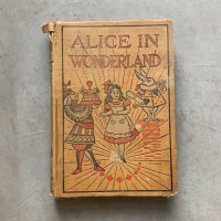 【23cm×16cm】1900s 不思議の国のアリス 洋書■ビンテージ アンティーク アメリカ雑貨 童話 本 インテリア ALICE IN WONDERLAND