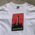 画像2: 【XL】2000s Hanes「ALCATRAZ」プリントTシャツ 白■ビンテージ アメリカ古着 ヘインズ コットン アルカトラズ 刑務所 囚人 プリズナー