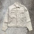 画像1: 【M/L】FOREMOST コットンツイル ジージャンタイプ ジャケット 白■ビンテージ オールド アメリカ古着 50s-60s フォアモスト カツラギ (1)