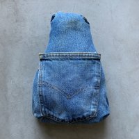 【28cm】Levi's デニムパンツ リメイク ハンドメイド ドール ぬいぐるみ■ビンテージ アンティーク オブジェ インテリア ピンクッション