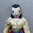 画像2: 【34cm】UNKNOWN ハンドメイド ドール ぬいぐるみ■ビンテージ アンティーク 人形 オブジェ インテリア 女の子 バンダナ 象柄下鼻