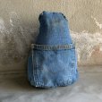 画像8: 【28cm】Levi's デニムパンツ リメイク ハンドメイド ドール ぬいぐるみ■ビンテージ アンティーク オブジェ インテリア ピンクッション