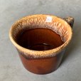 画像6: 【6.9cm×10.0cm】Hull Pottery Crestone セラミックマグ 茶色■ビンテージ アンティーク アメリカ雑貨 陶器 コップ レトロ No.2