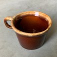 画像5: 【6.9cm×10.0cm】Hull Pottery Crestone セラミックマグ 茶色■ビンテージ アンティーク アメリカ雑貨 陶器 コップ レトロ No.1 