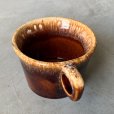 画像2: 【6.9cm×10.0cm】Hull Pottery Crestone セラミックマグ 茶色■ビンテージ アンティーク アメリカ雑貨 陶器 コップ レトロ No.2