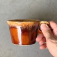 画像10: 【6.9cm×10.0cm】Hull Pottery Crestone セラミックマグ 茶色■ビンテージ アンティーク アメリカ雑貨 陶器 コップ レトロ No.2