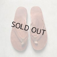 【23cm】Rainbow Sandals レインボーサンダル ブラウン 茶色■アメリカ古着 レディースシューズ トング ビーサン