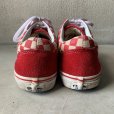 画像6: 【28.0cm】VANS スエード×チェッカーフラッグ オールドスクール スニーカー 赤■アメリカ企画 古着 バンズ SK8 スケシュー ローカット