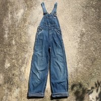 【W27】USA製 70s Lee デニム オーバーオール■ビンテージ オールド レトロ アメリカ古着 アメリカ製 リー 子供服 レディース