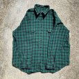 画像7: 【2XL】Polo Ralph Lauren チンストラップ 長袖ヘビーネルシャツ 緑チェック■ビンテージ オールド レトロ アメリカ古着 ラルフローレン