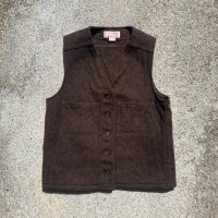 【XS/S】USA製 FILSON ウールベスト 茶系■ビンテージ オールド レトロ アメリカ古着 フィルソン マッキーノ ハンティング