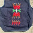 画像8: 【S/M】70s Sears Roebucks 刺繍入り 裏ボア デニムベスト■ビンテージ オールド レトロ アメリカ古着 レディース シアーズ