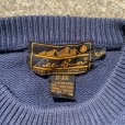 画像4: 【XL】Eddie Bauer コットンニット セーター ネイビー 無地■ビンテージ オールド アメリカ古着 90s エディバウアー ビッグサイズ