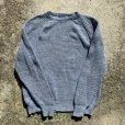 画像6: 【M/L】90s astor ONE コットンニット セーター 杢ブルー 水色■ビンテージ オールド レトロ アメリカ古着 メランジ クルーネック