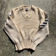 画像7: 【XS/S or Ladies】50s NELSON KNITTING MILLS CO. Vネック スクールセーター ウールニット 白■ビンテージ アメリカ古着 レディース