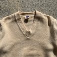 画像3: 【XS/S or Ladies】50s NELSON KNITTING MILLS CO. Vネック スクールセーター ウールニット 白■ビンテージ アメリカ古着 レディース